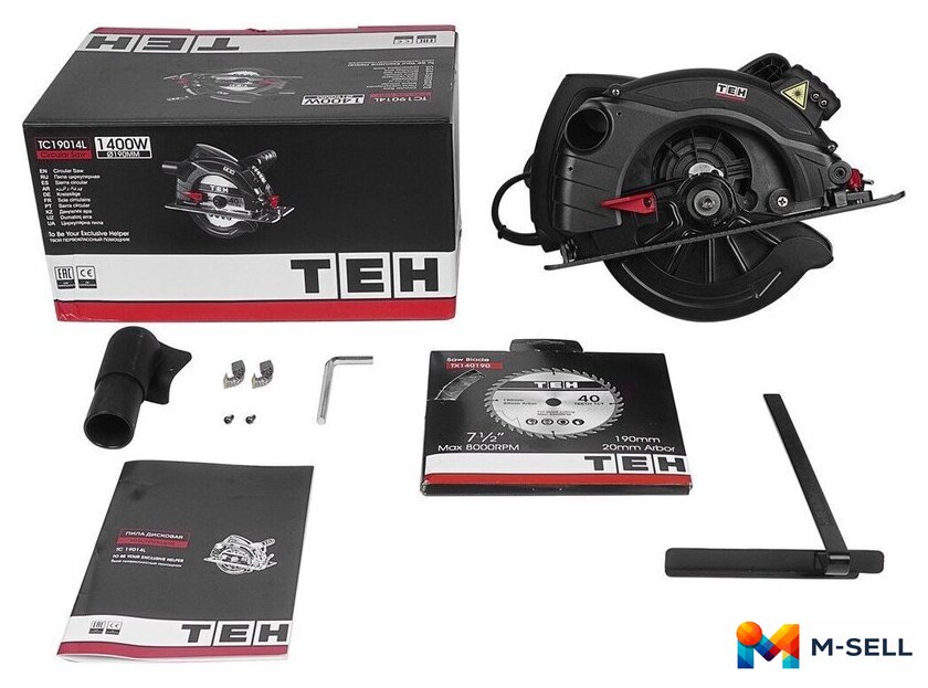 Дисковая (циркулярная) пила TEH TC19014L - Изображение №10 — Мульти e-магазин M-SELL