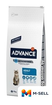 Сухой корм для кошек Advance Adult Chicken and Rice 15 кг - Изображение №1 — Мульти e-магазин M-SELL
