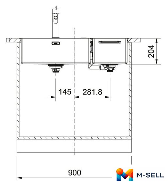 Кухонная мойка Franke Box Center BWX 220-54-27 TL 127.0538.260 - Изображение №5 — Мульти e-магазин M-SELL