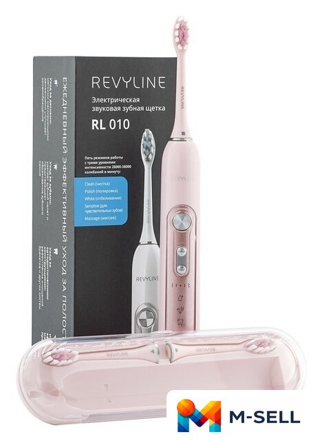 Электрическая зубная щетка Revyline RL 010 (розовый) - Изображение №4 — Мульти e-магазин M-SELL