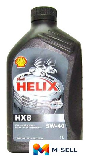 Моторное масло Shell Helix HX8 5W-40 1л - Изображение №1 — Мульти e-магазин M-SELL