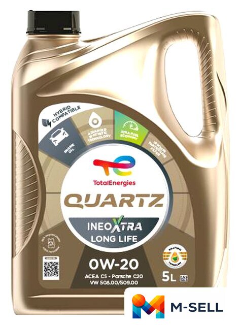 Моторное масло Total Quartz Ineo X Long Life 0W-20 5л - Изображение №1 — Мульти e-магазин M-SELL