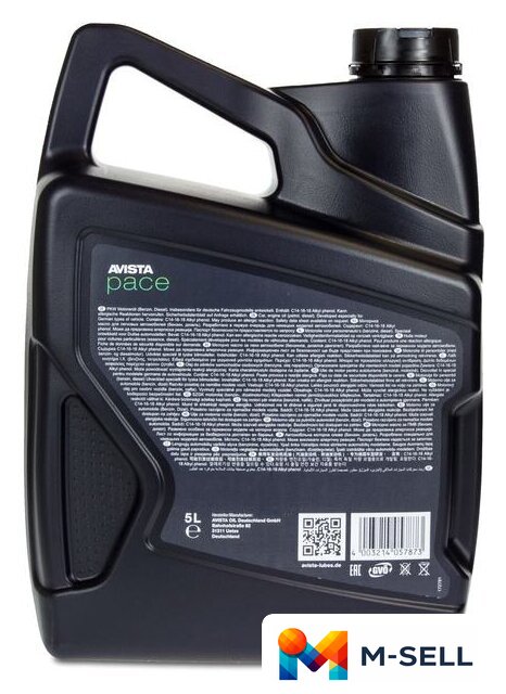 Моторное масло Avista pace GER 5W-40 5л - Изображение №3 — Мульти e-магазин M-SELL