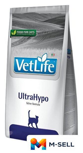Сухой корм для кошек Farmina Vet Life UltraHypo (при проблемах с ЖКТ) 2 кг - Изображение №1 — Мульти e-магазин M-SELL