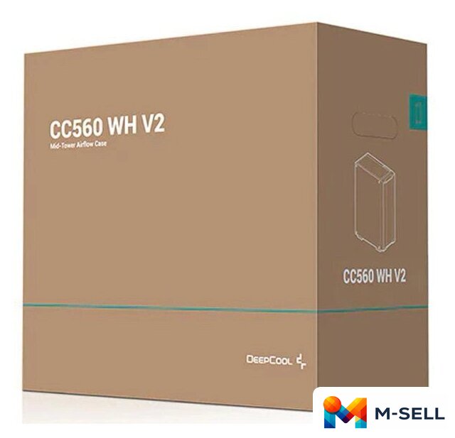 Корпус DeepCool CC560 WH V2 R-CC560-WHGAA4-G-2 - Изображение №6 — Мульти e-магазин M-SELL