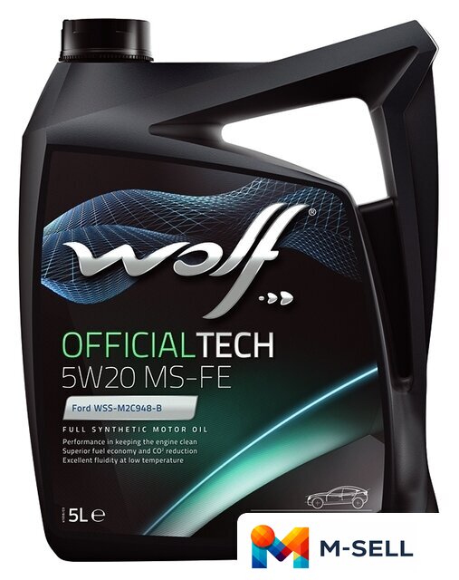 Моторное масло Wolf OfficialTech 5W-20 MS-FE 5л - Изображение №1 — Мульти e-магазин M-SELL