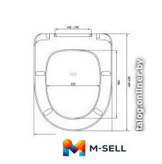 Сиденье для унитаза Berges Wasserhaus Hit A 010401 - Изображение №3 — Мульти e-магазин M-SELL