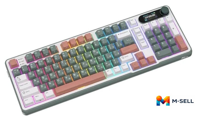 Клавиатура Royal Kludge RK-S98 RGB Clay Green (RK Pale Green) - Изображение №3 — Мульти e-магазин M-SELL