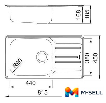 Кухонная мойка Franke LNX 611-82 101.0736.118 (стальной) - Изображение №2 — Мульти e-магазин M-SELL