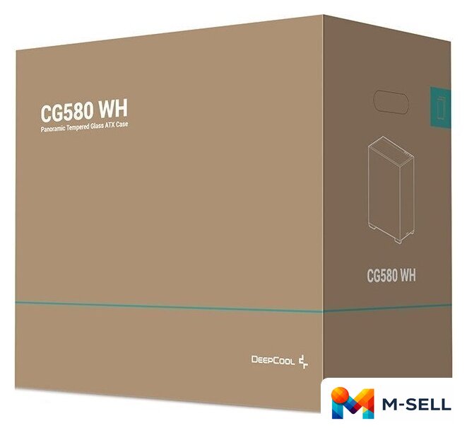 Корпус DeepCool CG580 WH R-CG580-WHNDA0-G-1 - Изображение №11 — Мульти e-магазин M-SELL