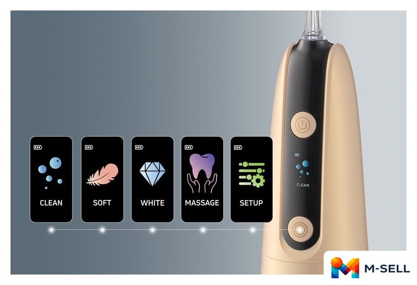 Ирригатор  Sencor SOI 1311GD - Изображение №5 — Мульти e-магазин M-SELL