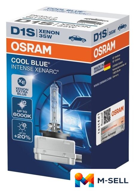 Ксеноновая лампа Osram D1S Xenarc Cool Blue Intense 1шт - Изображение №1 — Мульти e-магазин M-SELL