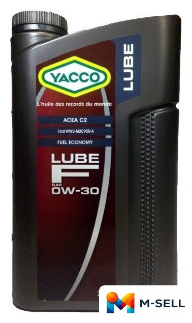 Моторное масло Yacco Lube F 0W-30 2л - Изображение №1 — Мульти e-магазин M-SELL