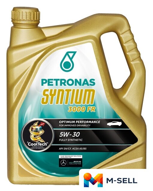 Моторное масло Petronas Syntium 3000 FR 5W-30 5л - Изображение №1 — Мульти e-магазин M-SELL