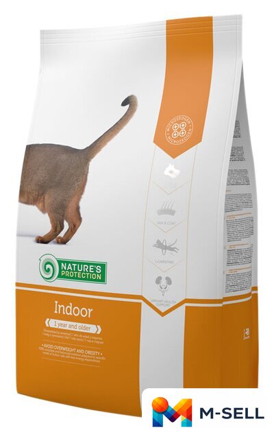 Сухой корм для кошек Nature's Protection Indoor 7 кг - Изображение №1 — Мульти e-магазин M-SELL