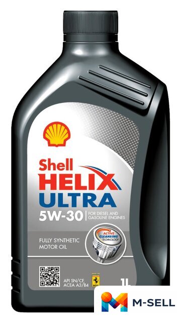Моторное масло Shell Helix Ultra 5W-30 1л 550046267 - Изображение №1 — Мульти e-магазин M-SELL