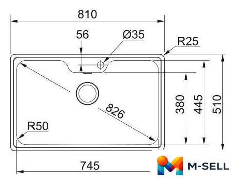 Кухонная мойка Franke BCX 610-81 101.0689.879 (стальной) - Изображение №2 — Мульти e-магазин M-SELL