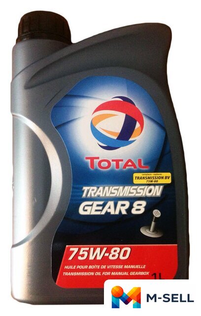 Трансмиссионное масло Total Transmission GEAR 8 75W-80 1л - Изображение №1 — Мульти e-магазин M-SELL