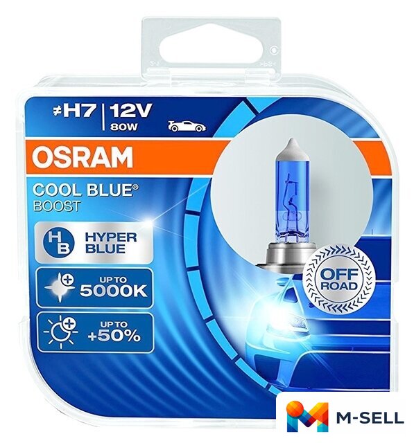 Галогенная лампа Osram H7 62210CBB-HCB 2шт - Изображение №1 — Мульти e-магазин M-SELL