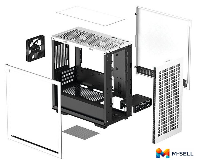 Корпус DeepCool CH370 WH R-CH370-WHNAM1-G-1 - Изображение №10 — Мульти e-магазин M-SELL