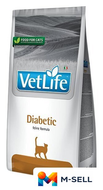 Сухой корм для кошек Farmina Vet Life Diabetic 2 кг - Изображение №1 — Мульти e-магазин M-SELL