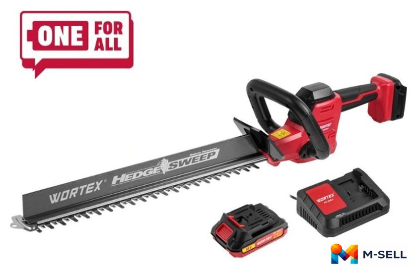 Кусторез Wortex DB 5018 ALL1 XLT Set 1334650 (с 1-им АКБ) - Изображение №1 — Мульти e-магазин M-SELL