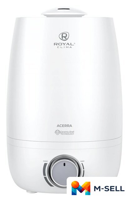 Увлажнитель воздуха Royal Clima Acerra RUH-AC300/4.0M-WT - Изображение №2 — Мульти e-магазин M-SELL