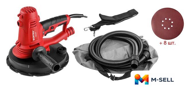 Шлифмашина для стен и потолков Wortex DG 2210 0304214 - Изображение №1 — Мульти e-магазин M-SELL