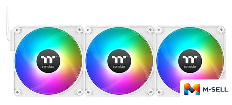 Комплект вентиляторов для корпуса Thermaltake CT120 EX ARGB 3-Fan Pack CL-F190-PL12SW-A - Изображение №1 — Мульти e-магазин M-SELL