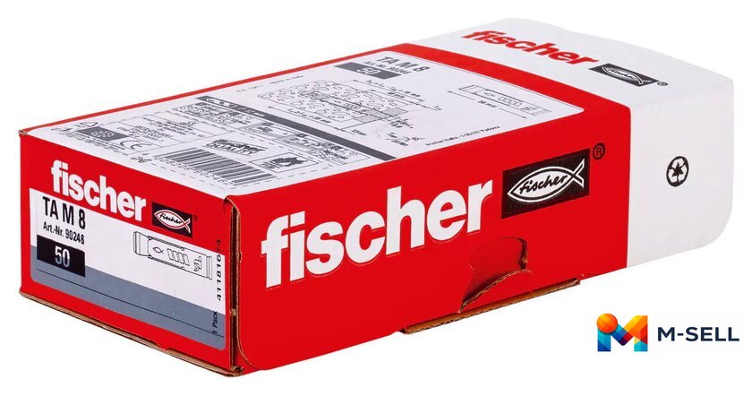 Анкер забивной Fischer TA M8 90246 (50 шт) - Изображение №1 — Мульти e-магазин M-SELL