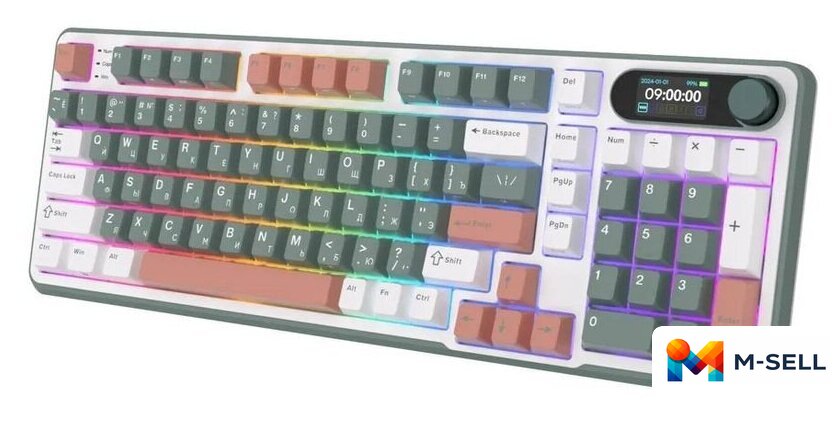 Клавиатура Royal Kludge RK-S98 RGB Camping (RK Brown) - Изображение №3 — Мульти e-магазин M-SELL