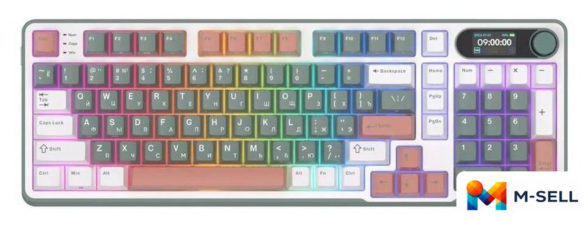 Клавиатура Royal Kludge RK-S98 RGB Camping (RK Brown) - Изображение №2 — Мульти e-магазин M-SELL