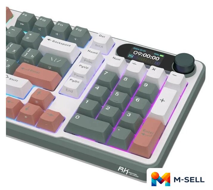 Клавиатура Royal Kludge RK-S98 RGB Camping (RK Brown) - Изображение №7 — Мульти e-магазин M-SELL