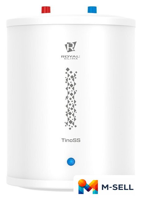 Накопительный электрический водонагреватель под мойку Royal Clima TinoSS RWH-TS10-RSU - Изображение №1 — Мульти e-магазин M-SELL