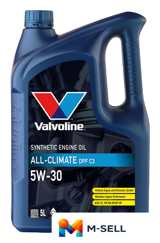 Моторное масло Valvoline All-Climate DPF С3 5W-30 5л - Изображение №1 — Мульти e-магазин M-SELL