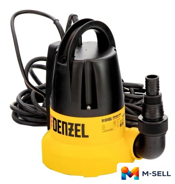 Дренажный насос Denzel DP500E - Изображение №1 — Мульти e-магазин M-SELL