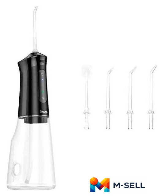 Ирригатор  Hoco HP61 (черный) - Изображение №1 — Мульти e-магазин M-SELL