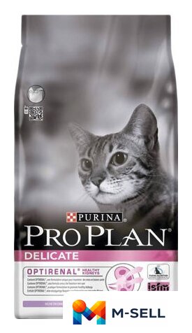 Сухой корм для кошек Pro Plan Delicate Turkey & Rice 10 кг - Изображение №1 — Мульти e-магазин M-SELL