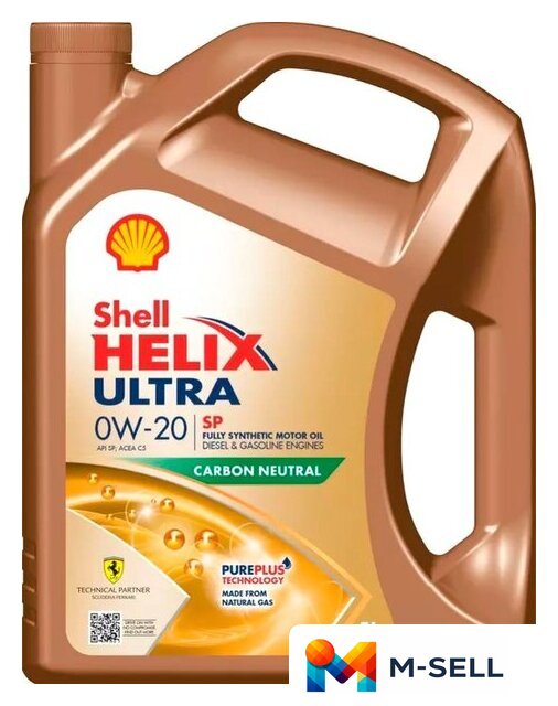 Моторное масло Shell Helix Ultra SP 0W-20 5л - Изображение №1 — Мульти e-магазин M-SELL