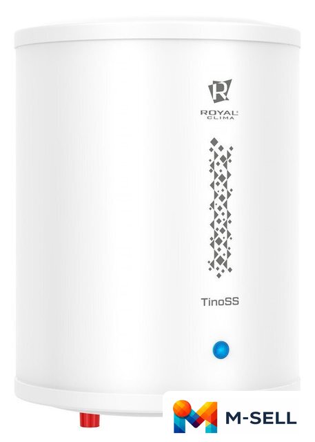 Накопительный электрический водонагреватель над мойкой Royal Clima TinoSS RWH-TS10-RS - Изображение №1 — Мульти e-магазин M-SELL
