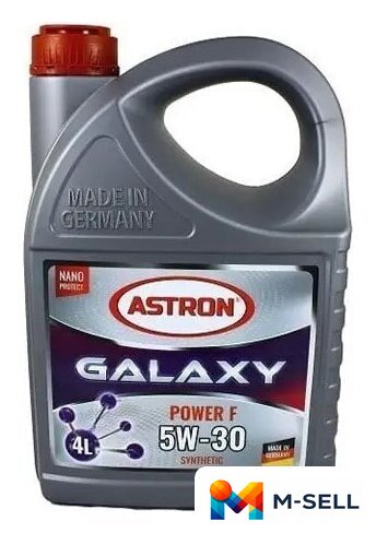 Моторное масло Astron Galaxy Power F 5W-30 4л - Изображение №1 — Мульти e-магазин M-SELL