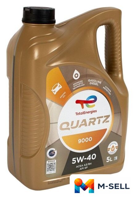 Моторное масло Total Quartz 9000 5W-40 SP 5л - Изображение №1 — Мульти e-магазин M-SELL
