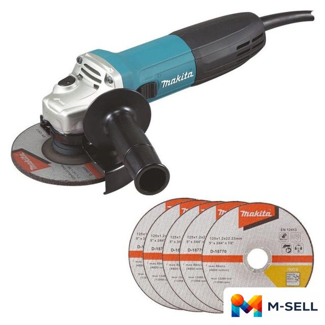 Угловая шлифмашина Makita GA5030RX9 - Изображение №1 — Мульти e-магазин M-SELL