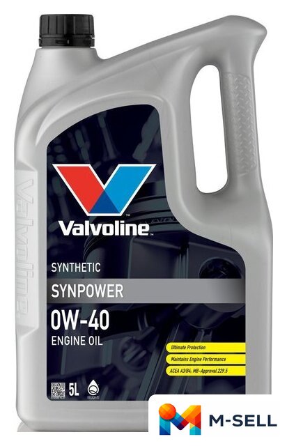 Моторное масло Valvoline SynPower 0W-40 5л - Изображение №1 — Мульти e-магазин M-SELL