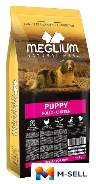 Сухой корм для собак Meglium Puppy MS1714 14 кг - Изображение №1 — Мульти e-магазин M-SELL