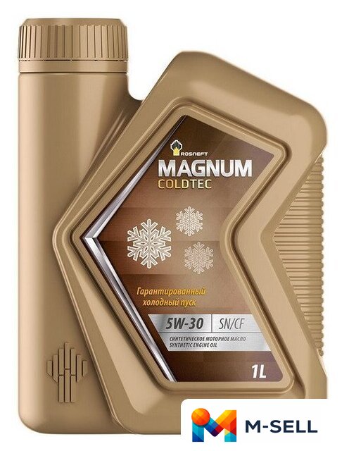 Моторное масло Роснефть Magnum Coldtec 5W-30 1л - Изображение №1 — Мульти e-магазин M-SELL
