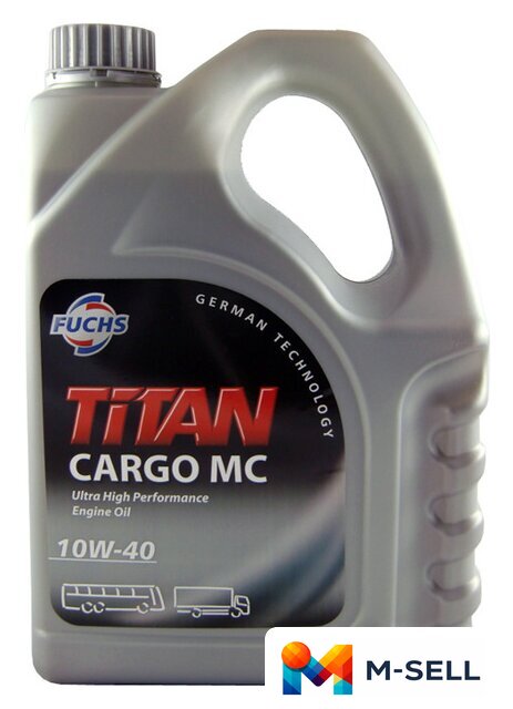 Моторное масло Fuchs Titan Cargo MC 10W-40 5л - Изображение №1 — Мульти e-магазин M-SELL
