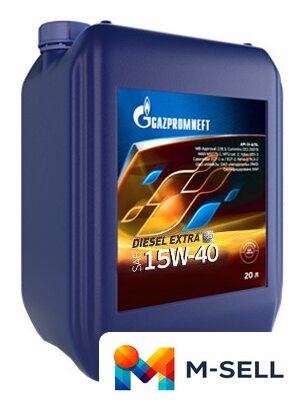 Моторное масло Gazpromneft Diesel Extra 15W-40 20л - Изображение №1 — Мульти e-магазин M-SELL