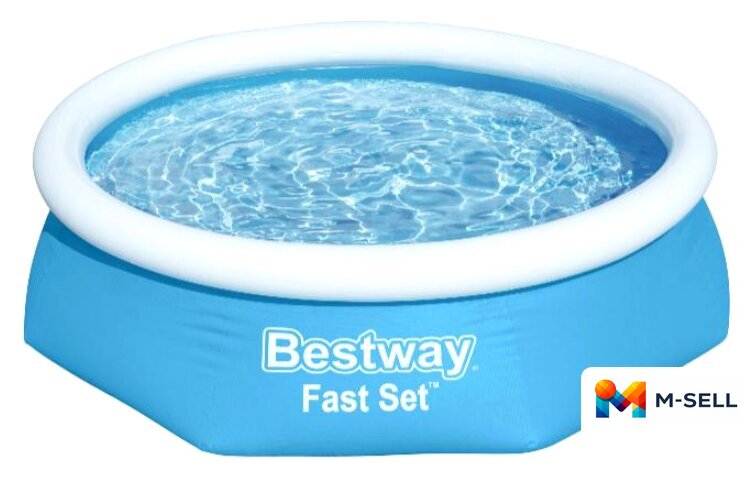 Надувной бассейн Bestway Fast Set 57448 (244х61) - Изображение №1 — Мульти e-магазин M-SELL