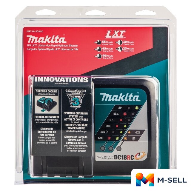 Зарядное устройство Makita DC18RC - Изображение №3 — Мульти e-магазин M-SELL